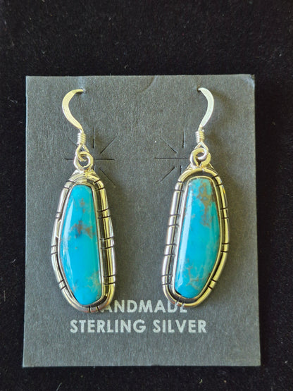 Turquoise & Sterling Silver Earrings