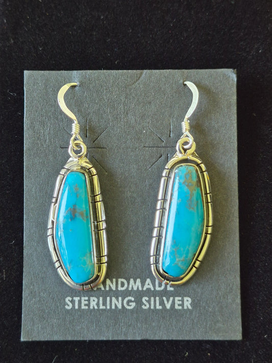 Turquoise & Sterling Silver Earrings