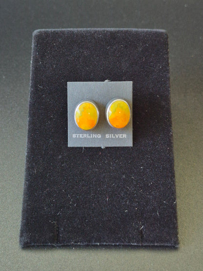 Bumblebee Jasper & SS Stud Earrings