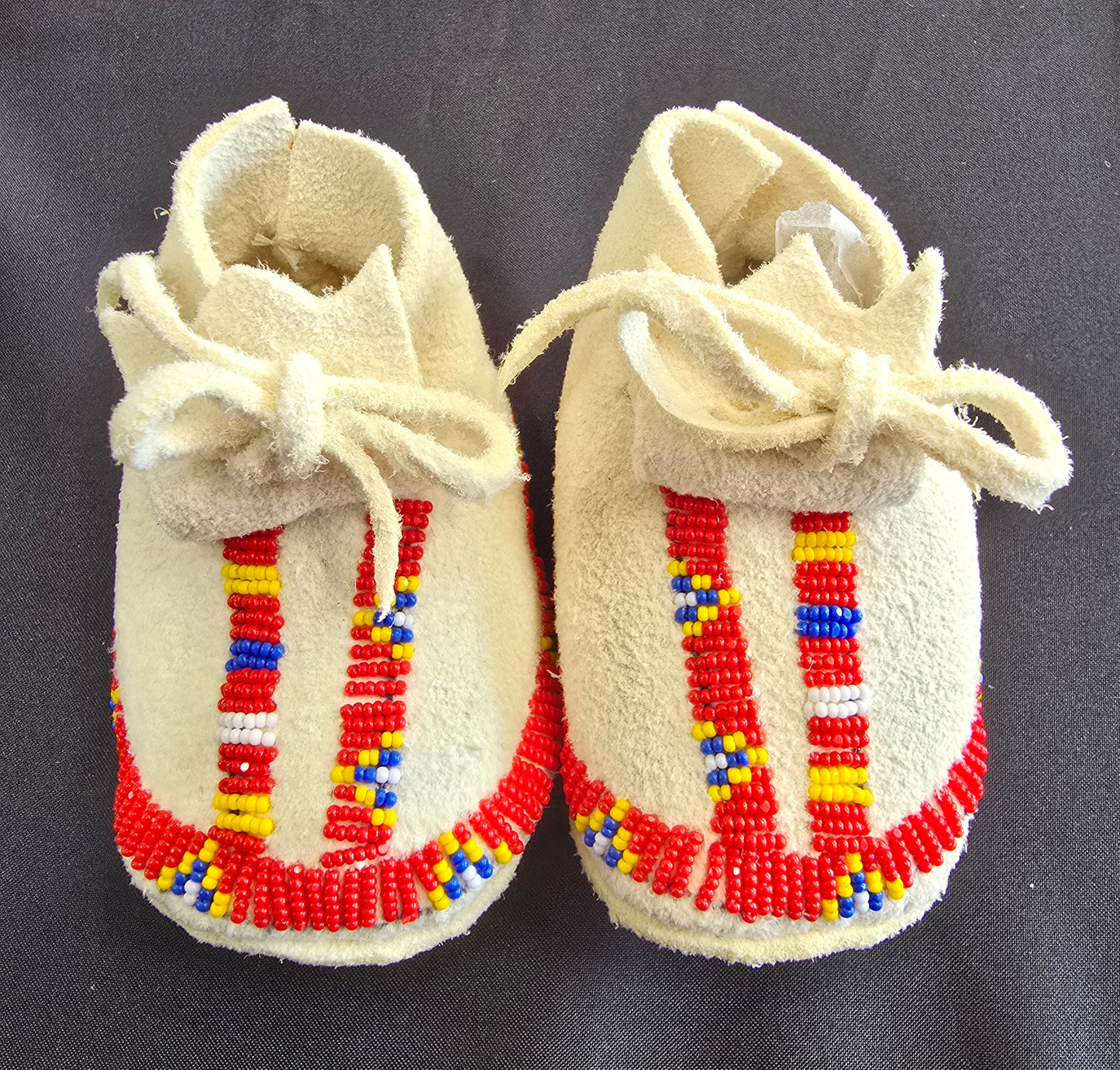 Baby Moccasins - Newborn (Red)