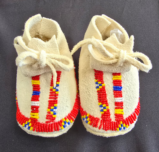Baby Moccasins - Newborn (Red)