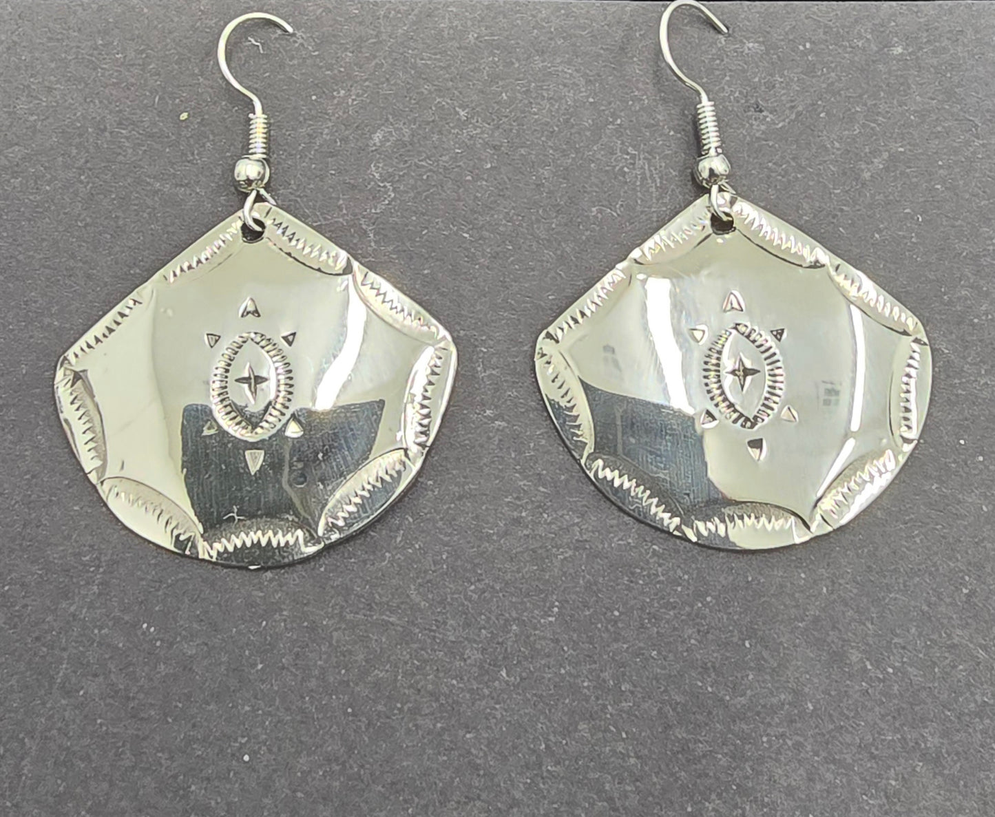 German Silver Earrings by Adam Caesar