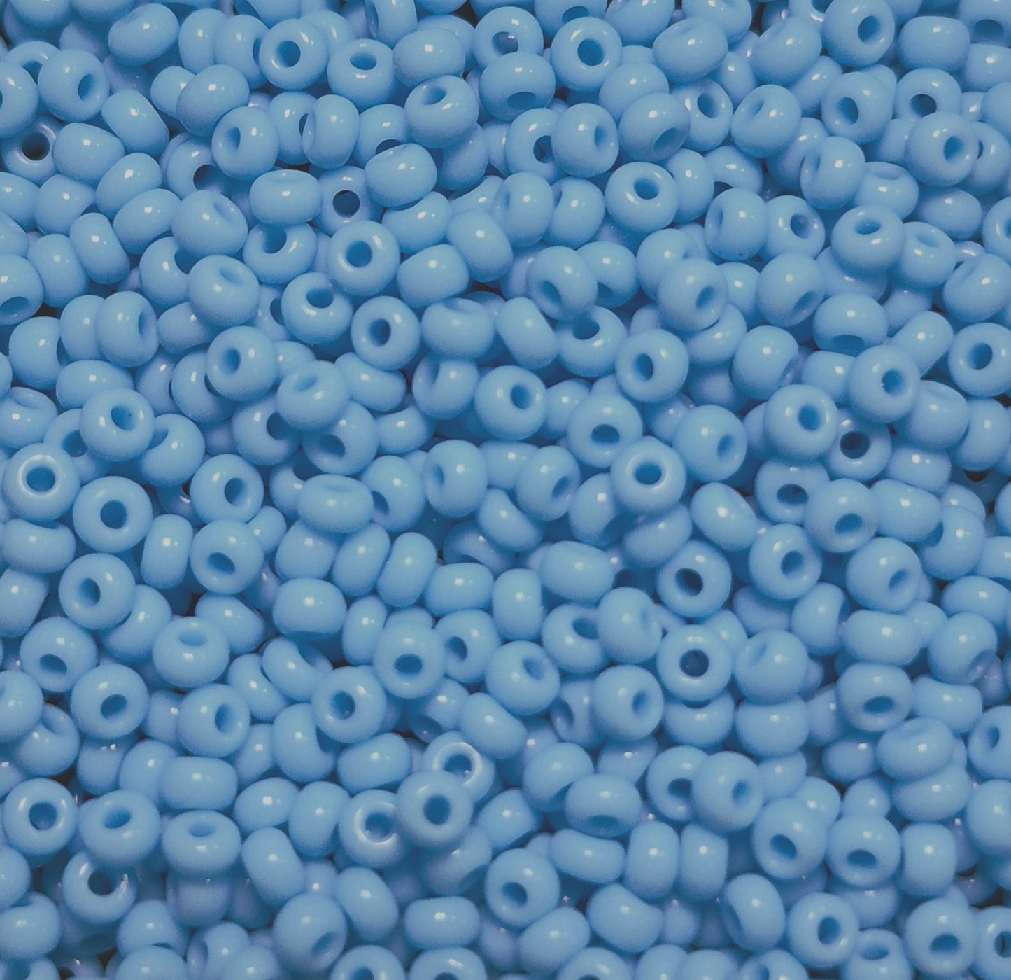11 Seed Bead Opaque Sky Blue