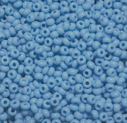11 Seed Bead Opaque Sky Blue