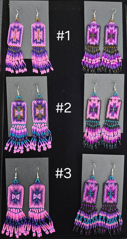 Beaded Loom Earrings