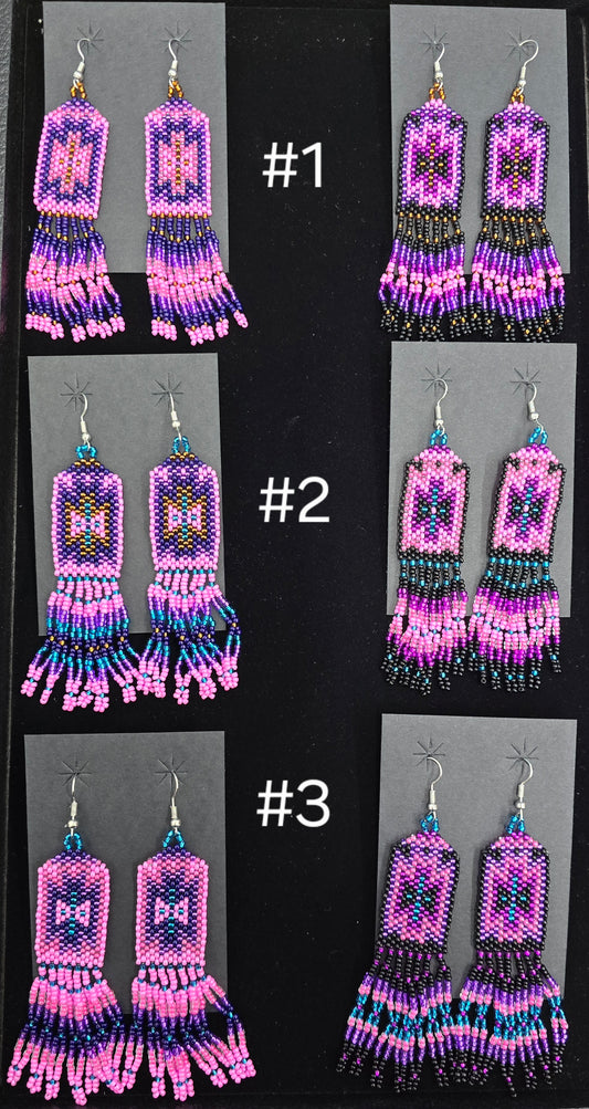 Beaded Loom Earrings