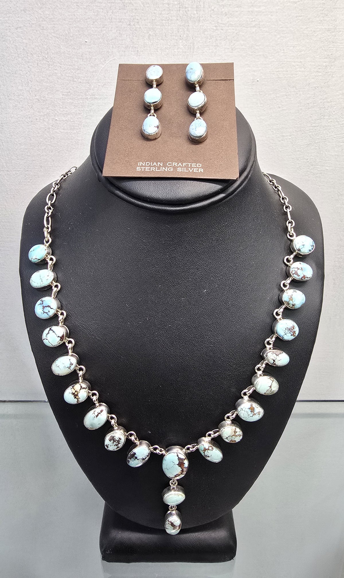 Golden Hills Turquoise Necklace and Earring Set