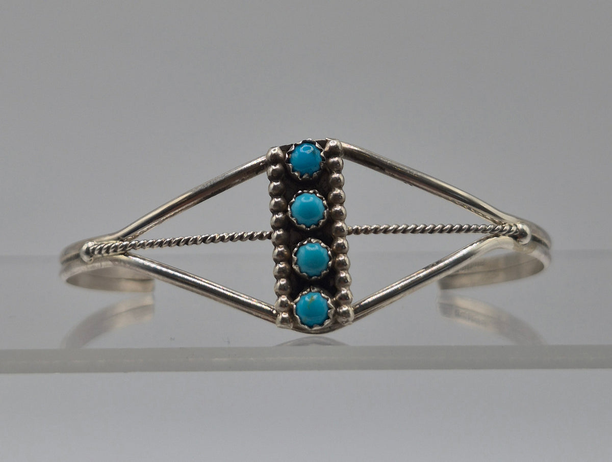 4 Stone Turquoise Bracelet