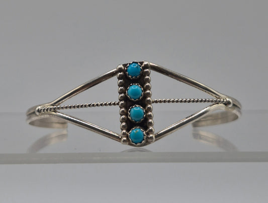 4 Stone Turquoise Bracelet