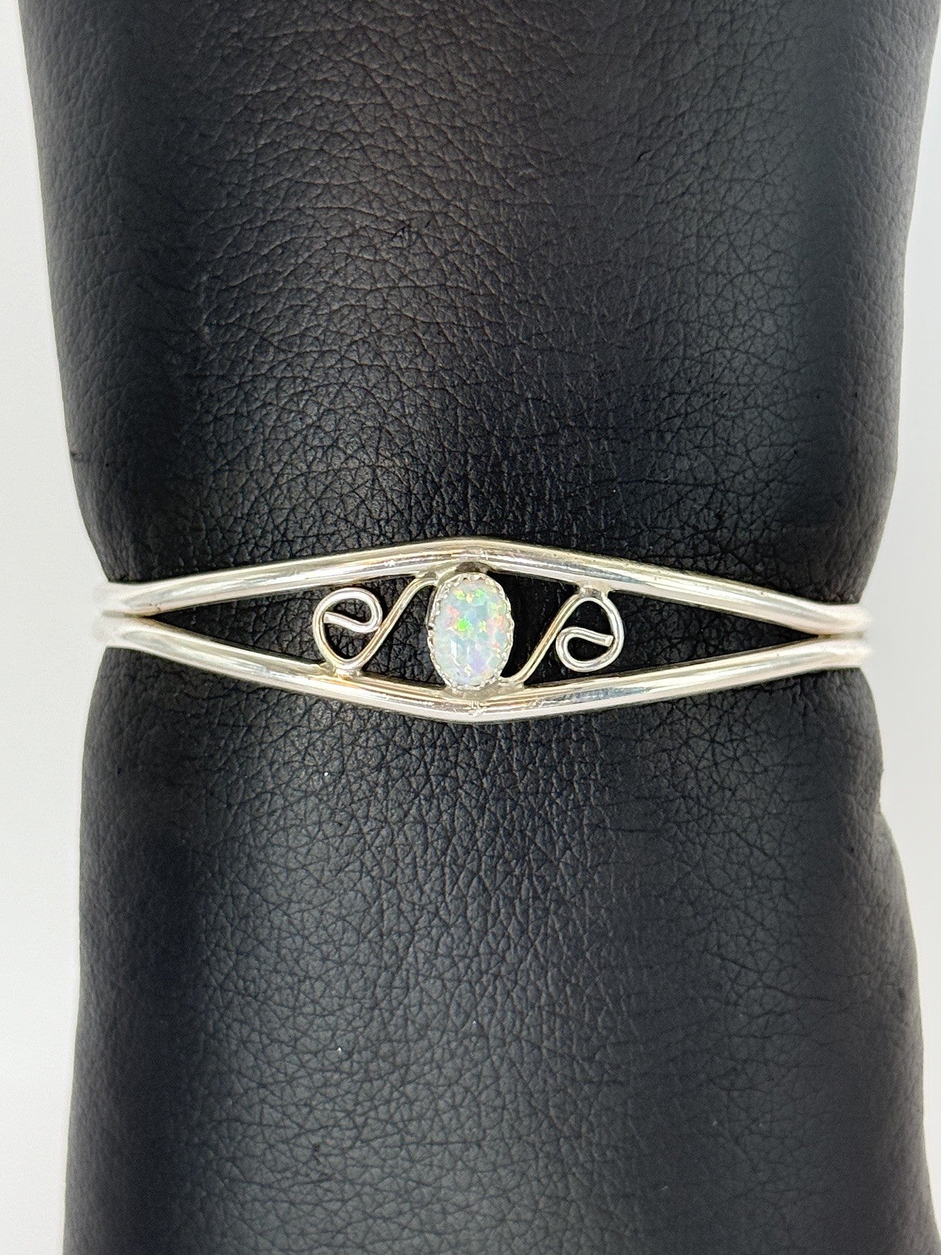 Opal & Sterling Silver Bracelet