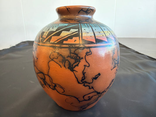 Horsehair Pottery - Peacock