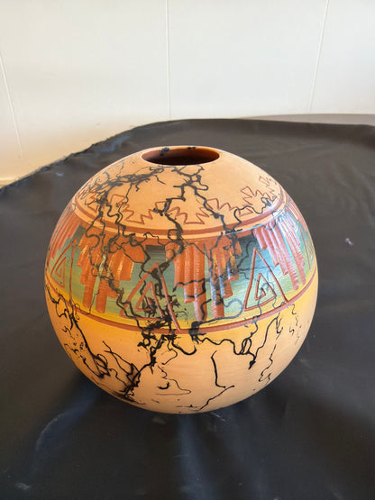 Horsehair Pottery - Ronald S. (Navajo)