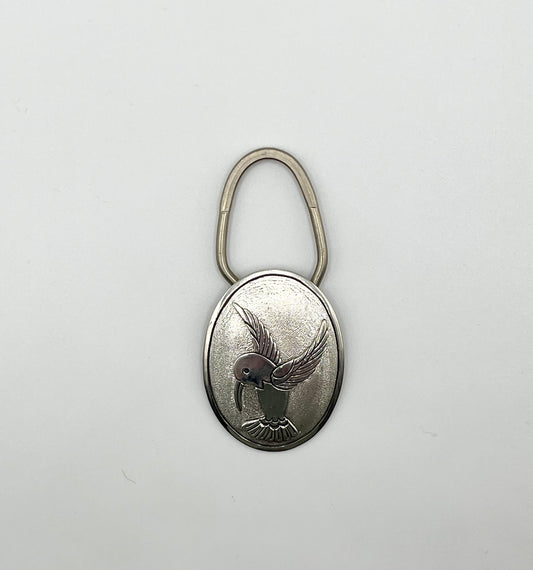 Sterling Silver Hummingbird Keychain