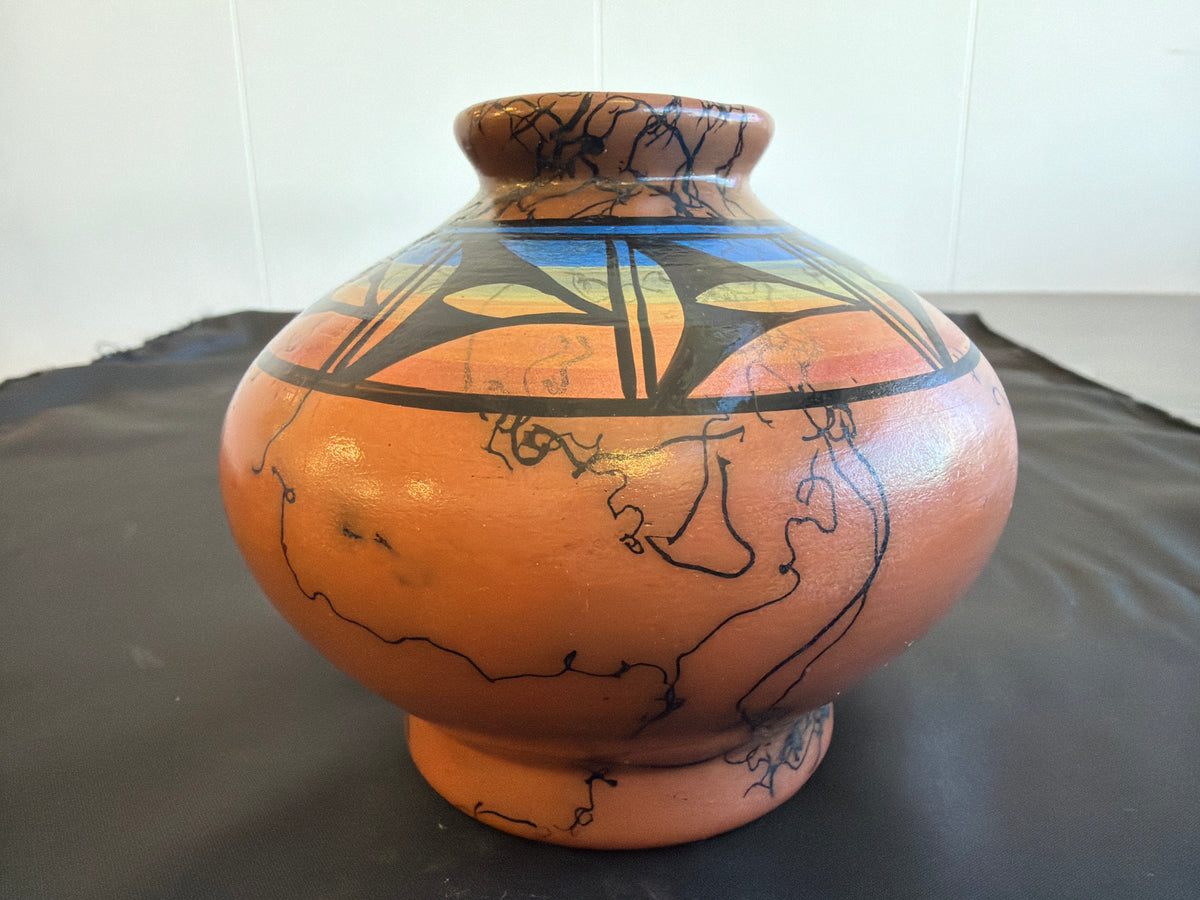 Horsehair Pottery - Peacock