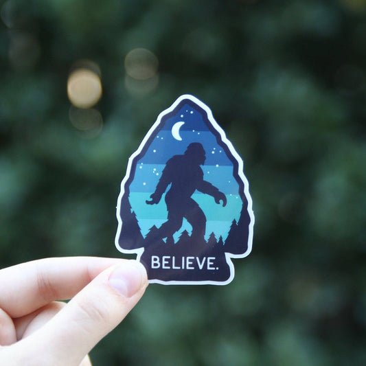 Bigfoot Believe - Vinyl Sticker