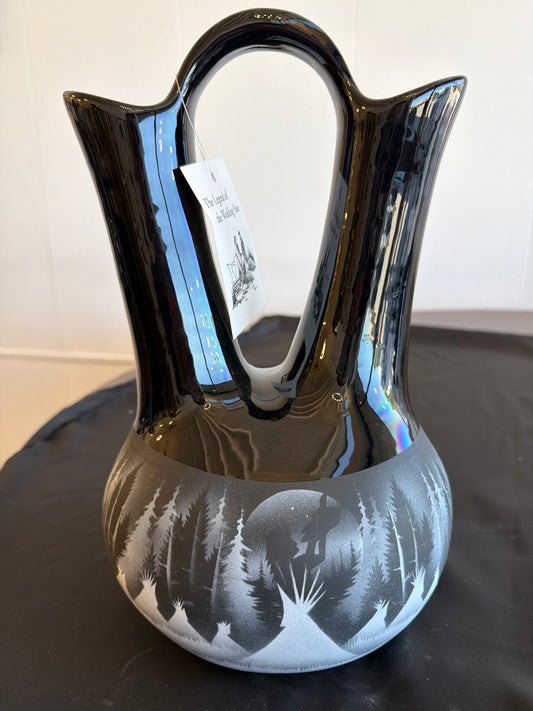 Wedding Vase - Black /  Large