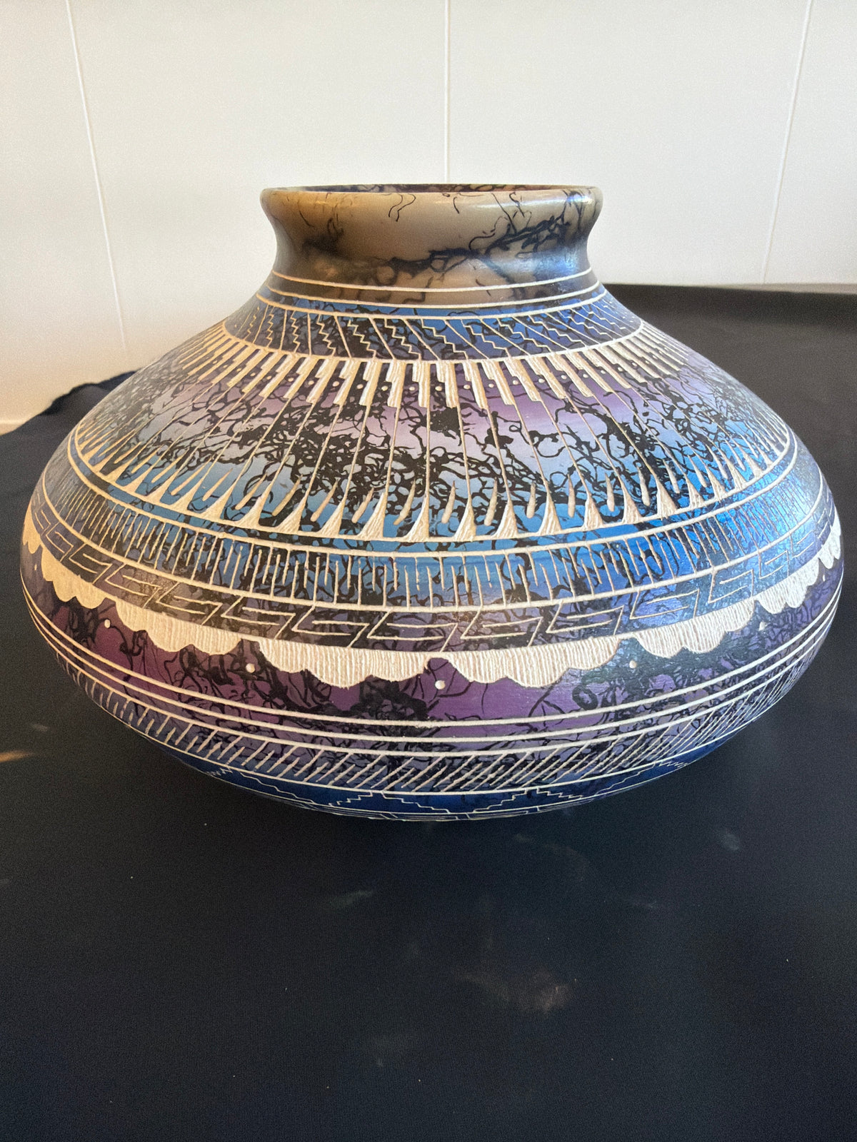 Horsehair Pottery - Myron C. (Navajo)