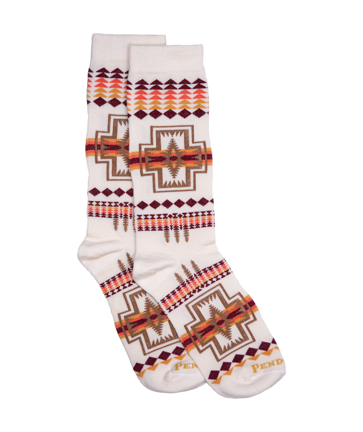 PENDLETON HARDING CREW: IVORY / LG