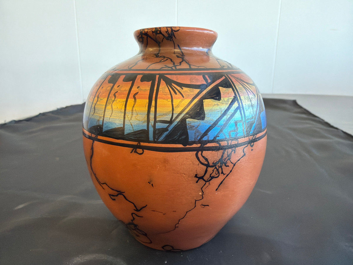 Horsehair Pottery - Peacock