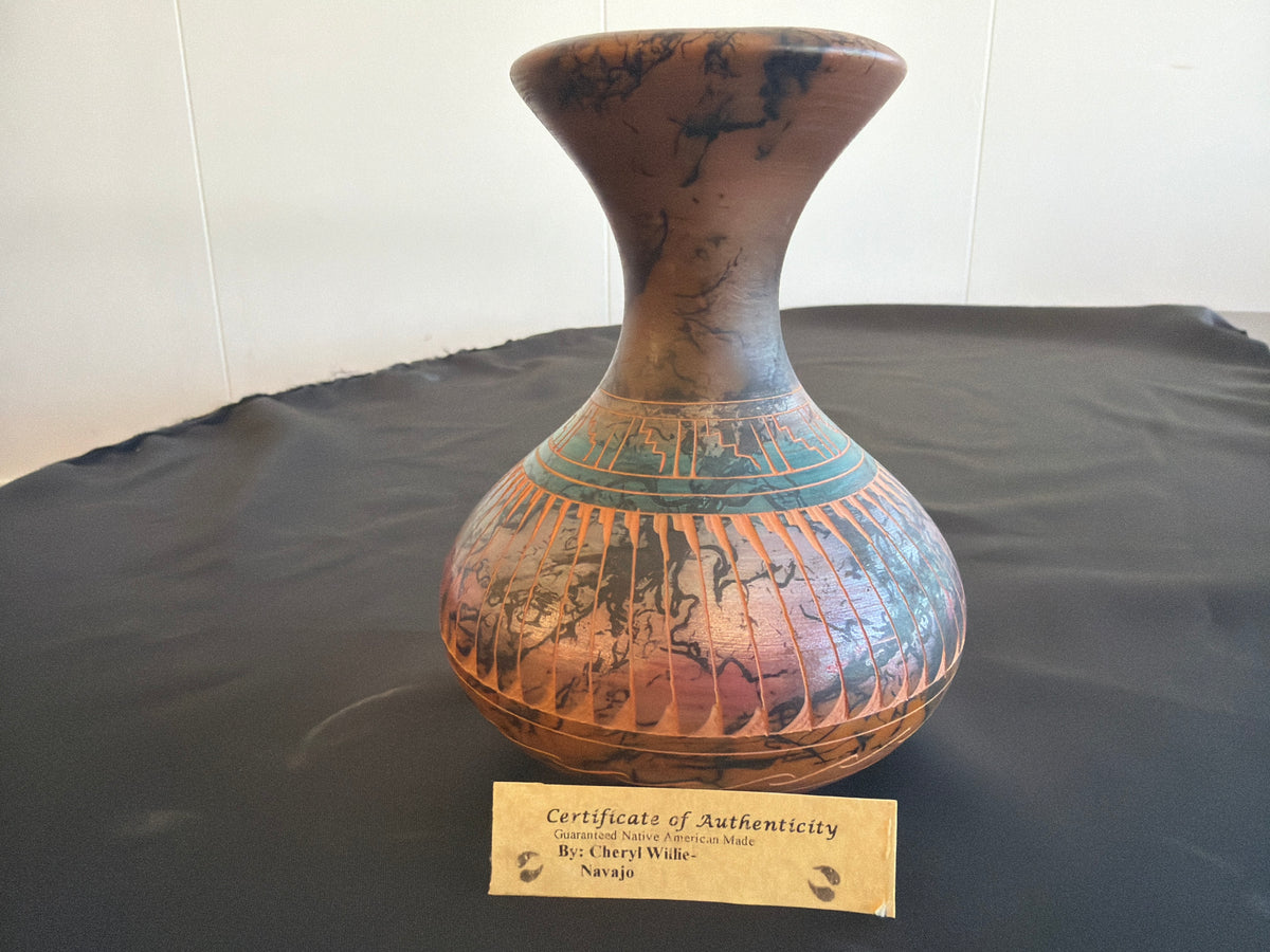 Horsehair Pottery - C. Willie (Navajo)
