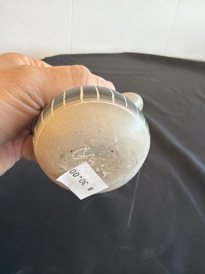 Horsehair Pottery - Twin Spout (Small) (Dark Green)