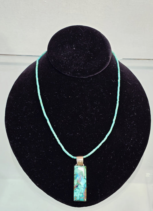 Turquoise & Heishi Necklace