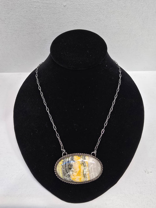Bumblebee Jasper Necklace