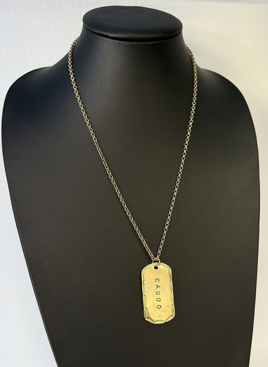 Tribal Dog Tag Necklaces
