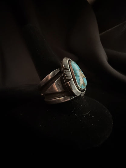 Turquoise/Sterling Silver Ring (Size 11)