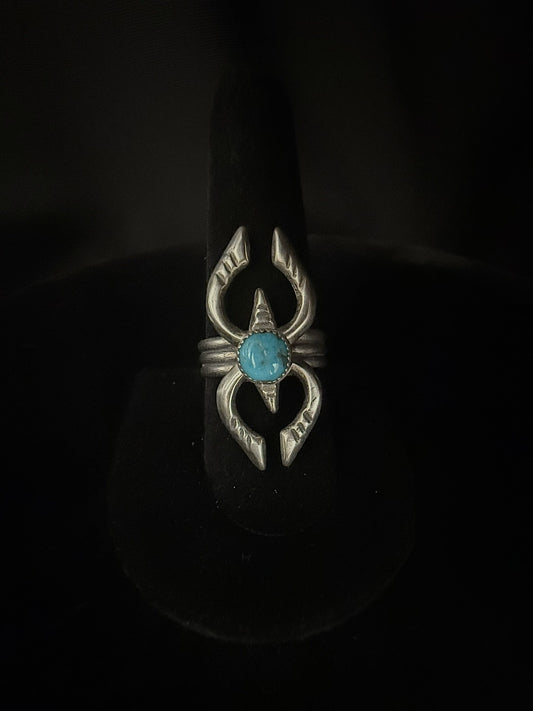 Turquoise/Sterling Silver Ring (Size 10)