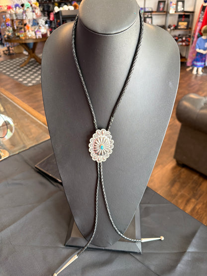 Turquoise/Sterling Silver Bolo