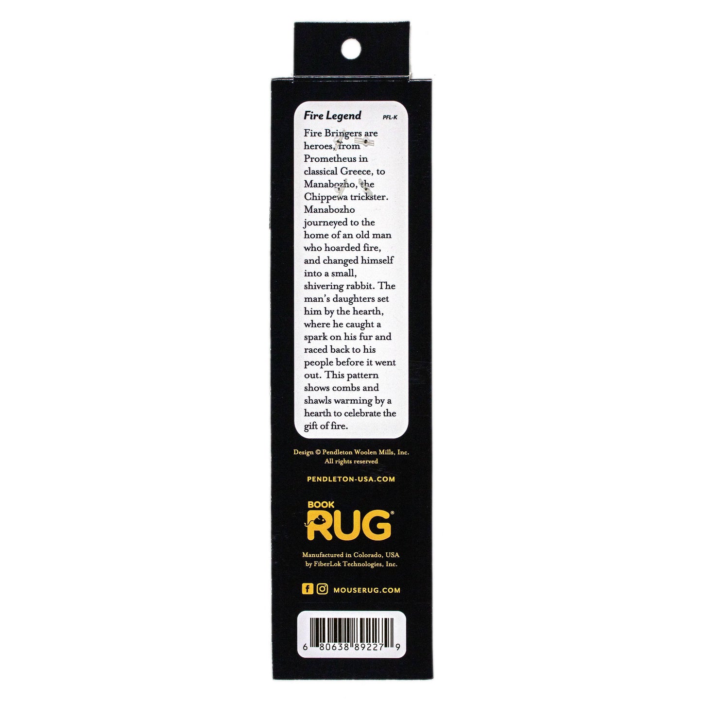 Pendleton Fire Legend Book Rug