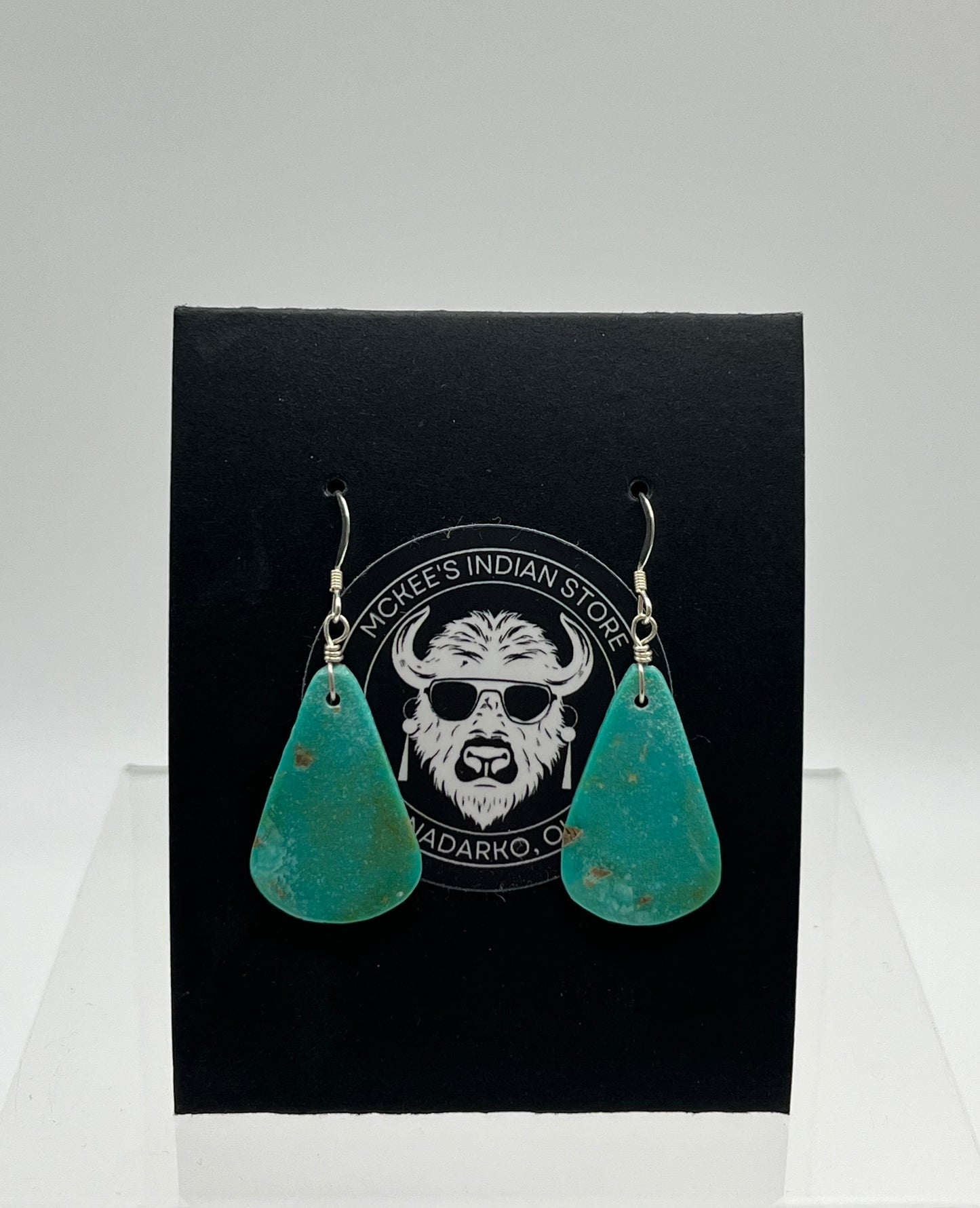 Turquoise Slab Earrings