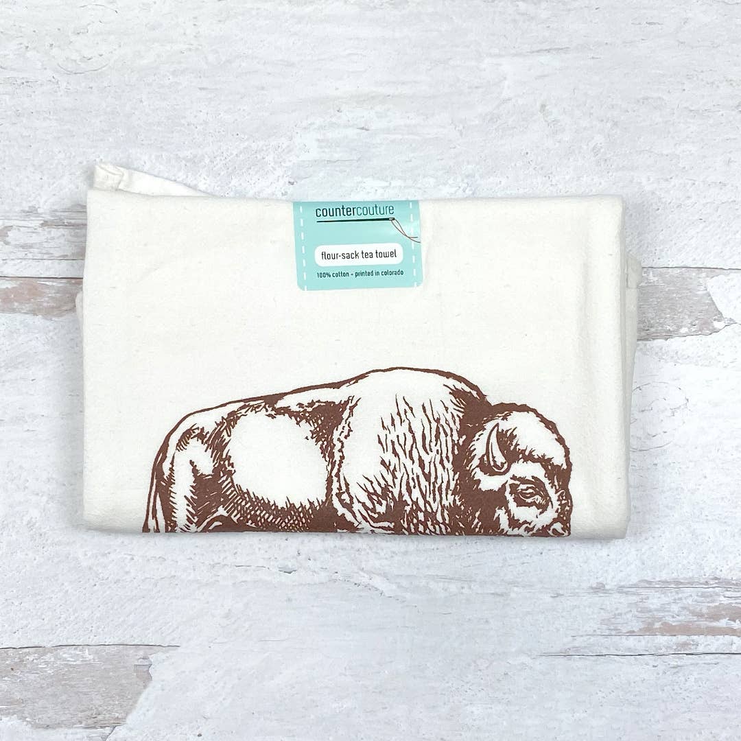 Bison Flour Sack Kitchen Towel