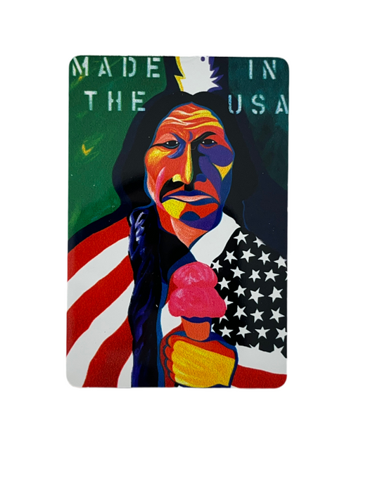 Traci Rabbit Aluminum Magnet; “Made in the USA ”, 2x3”