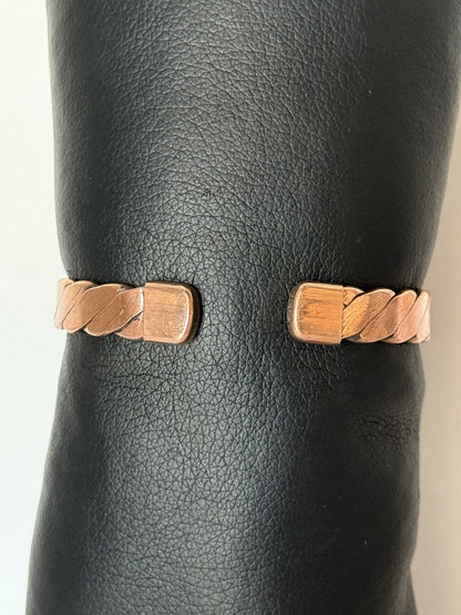 Twisted Copper Cuff Bracelet