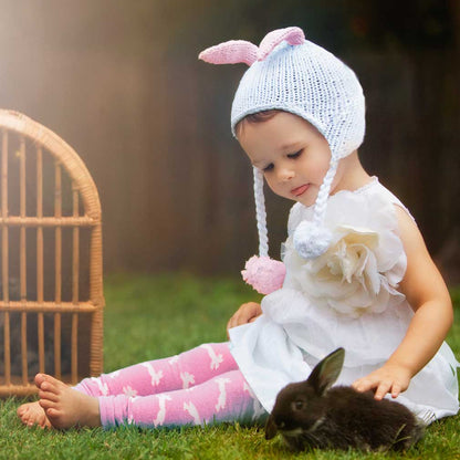 Hugbunny Pink Beanie Hat: L (2-6 Years)