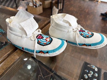 Beaded Moccasins Sz