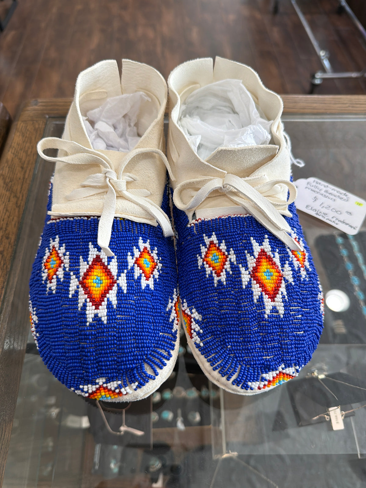 Fully Beaded Moccasins