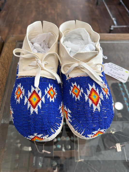Fully Beaded Moccasins