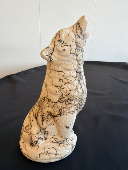Horsehair Pottery - Wolf (2)