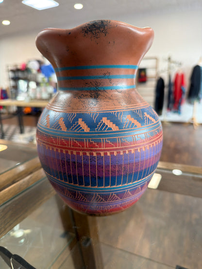 Pottery by Leatrice Whitegoat (Navajo)