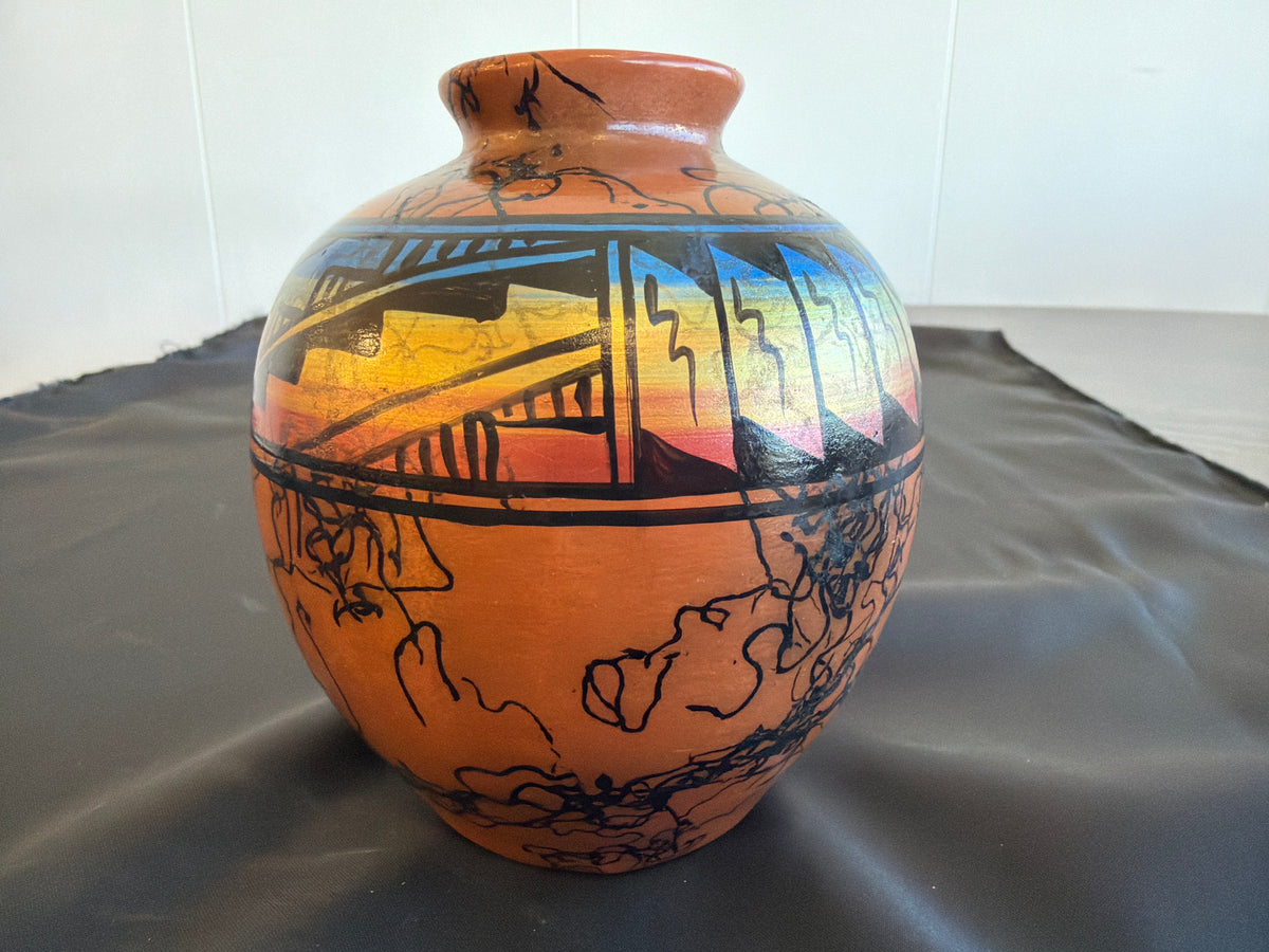 Horsehair Pottery - Peacock