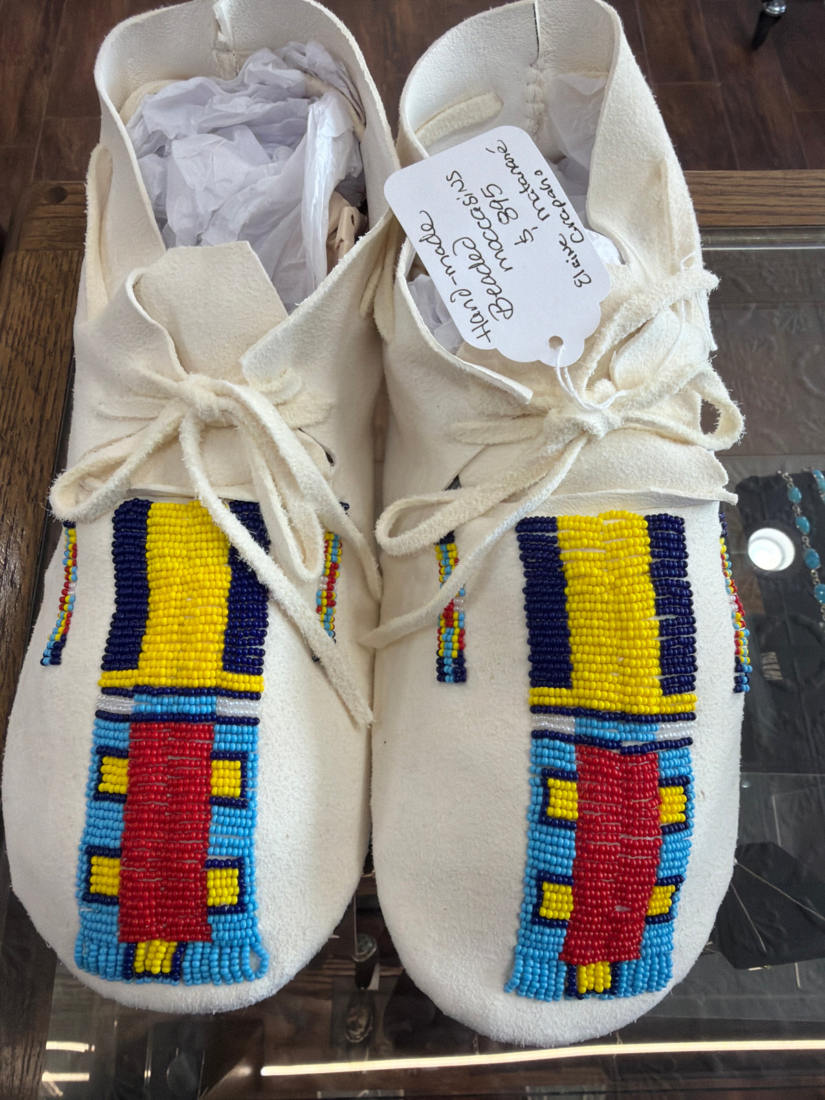 Beaded Moccasins Sz 9-10