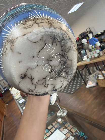 Horse Hair Pottery by M.G. (Navajo)