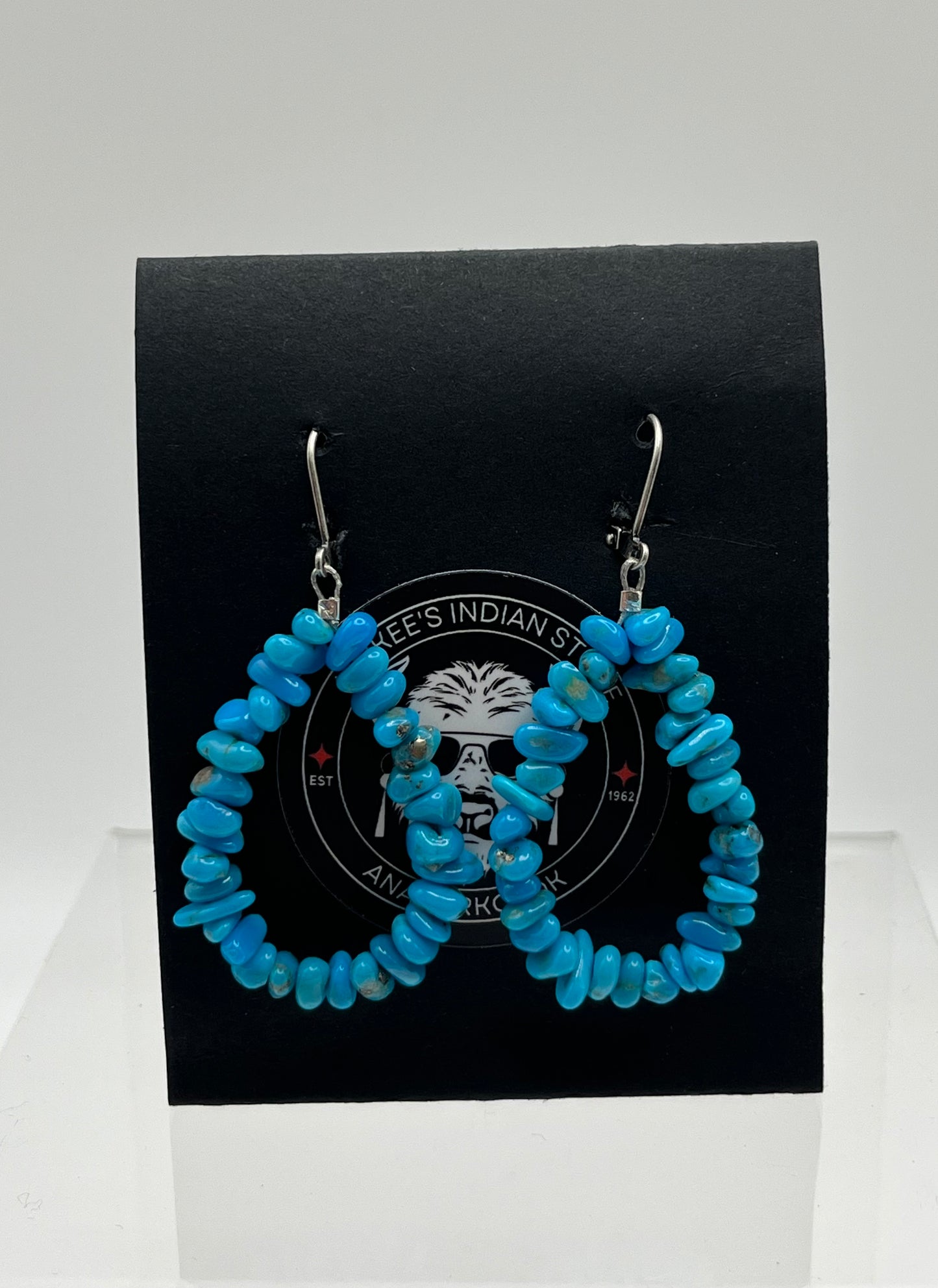 Turquoise Nugget Earrings