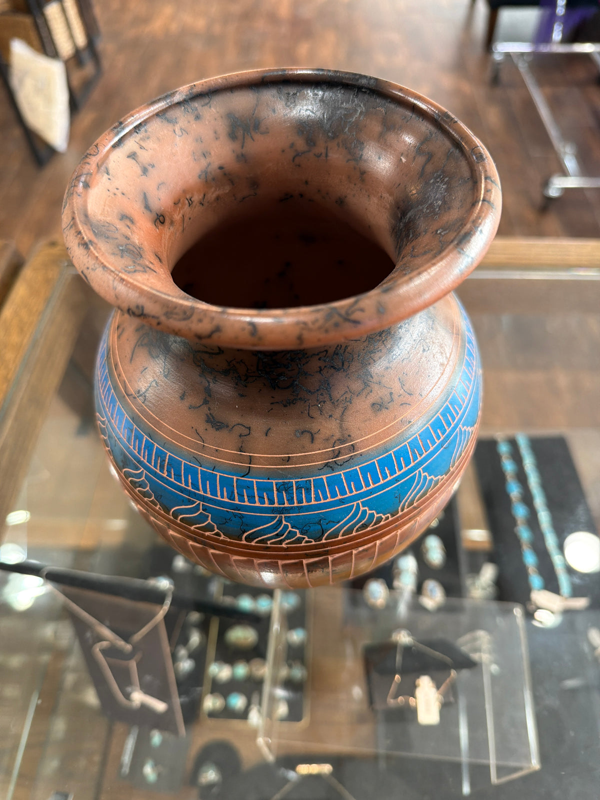 Pottery by Valerie Pete (Navajo)