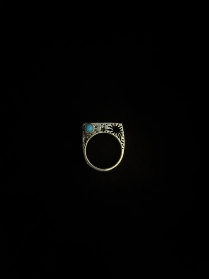 Turquoise/Sterling Silver Ring (Size 6 1/2)