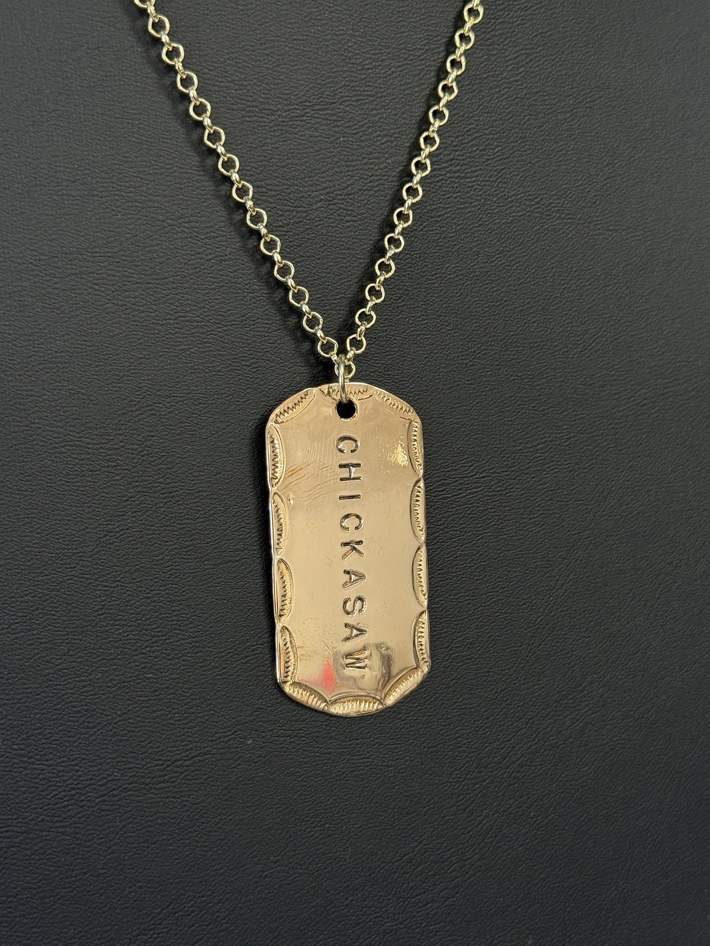 Tribal Dog Tag Necklaces