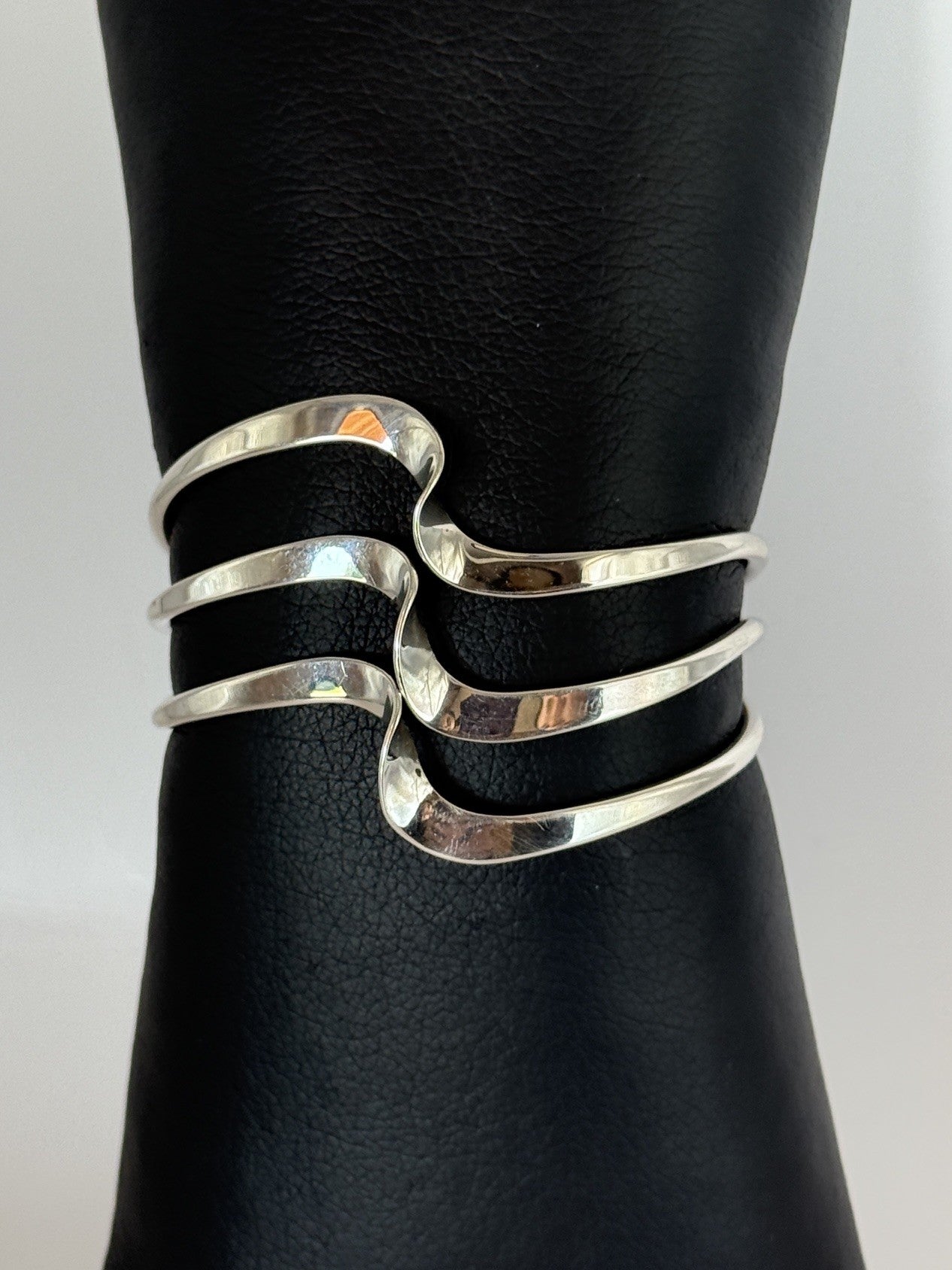 Navajo Sterling Silver Twist Cuff Bracelet